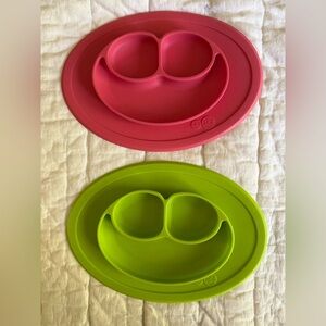 ezpz Mini Mats, Coral & Lime